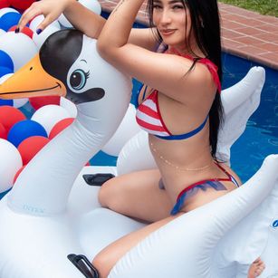 Model - April Silver anal