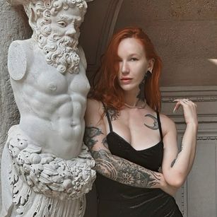 Model - Yelizaveta tattoo