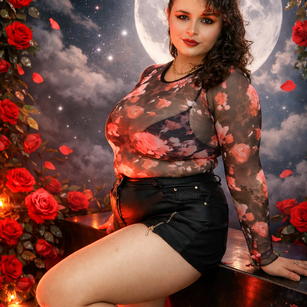 Model - SeleneLuminari hairypussy