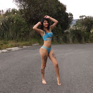 Model - Bonnie Brown dildo