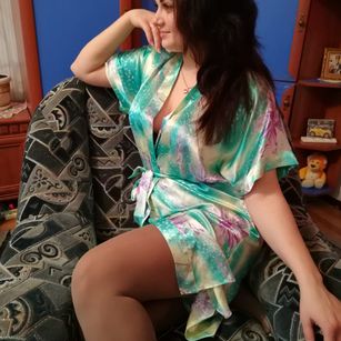 Model - playful striptease