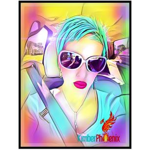 Model - Kimber Phoenix highheels