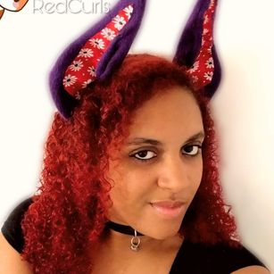 Model - Sarah RedCurls shy