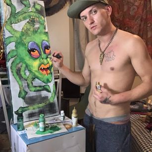 Model - Trailer Park Cash cock