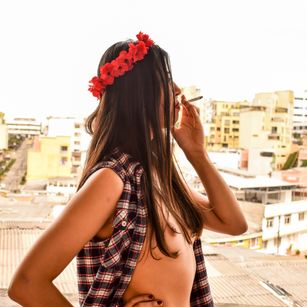 Model - Evelyn Daze heels