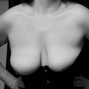 Model - Kat Black panties