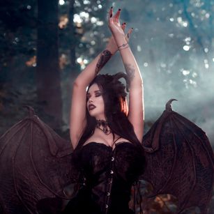 Model - AngeliqueNoir blowjob