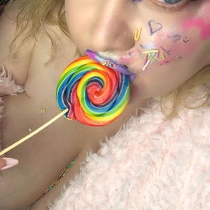 Model - BritneyStone smoking