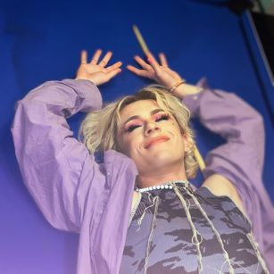 Model - GxGlitzy leather