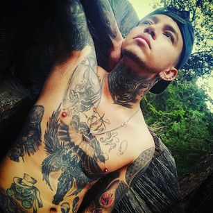 Model - alexander tatto masturbation