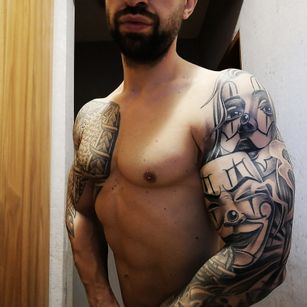 Model - Anthony Jonathan tattoos