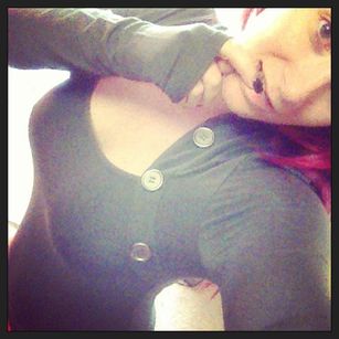 Model - Allison Wyte feet