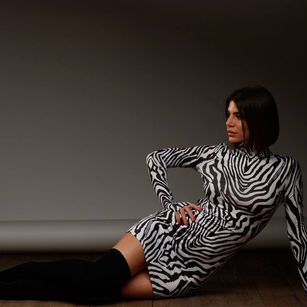 Model - Megan Gale longlegs