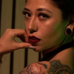 Model - Angel Tattoo feet