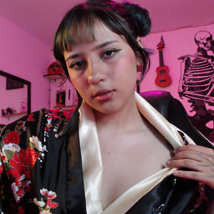 Model - raven gotic cosplay