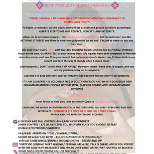 Model - Ria The Savage bdsm