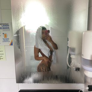 Model - Elizabeth corazon de leon hairyarmpits