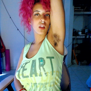 Model - Elizabeth corazon de leon hairybush