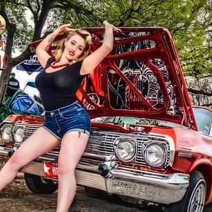 Model - Aurora flirtatious