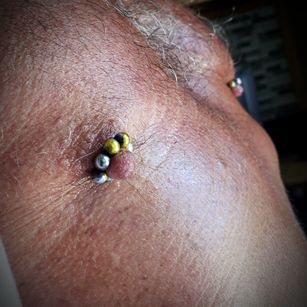 Model - CaryGranite thongs