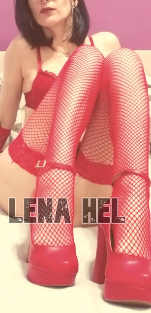 Model - Lena Hel dildo