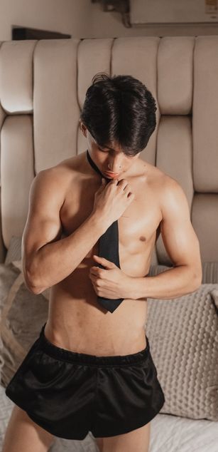 Model - Caius Evans nipples