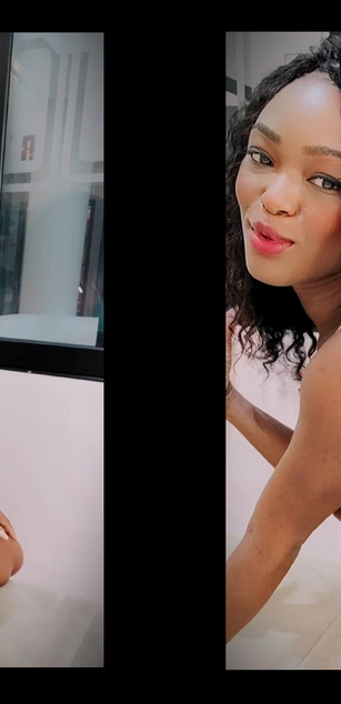 Model - Melanie Williams deepthroat