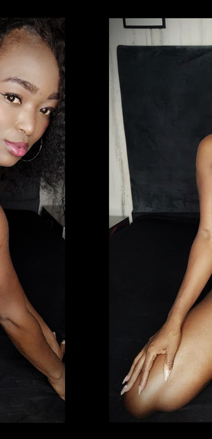 Model - Melanie Williams deepthroat