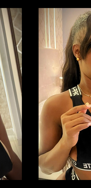 Model - Melanie Williams deepthroat