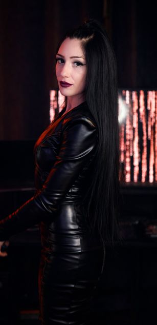 Model - Empress Akira smoking