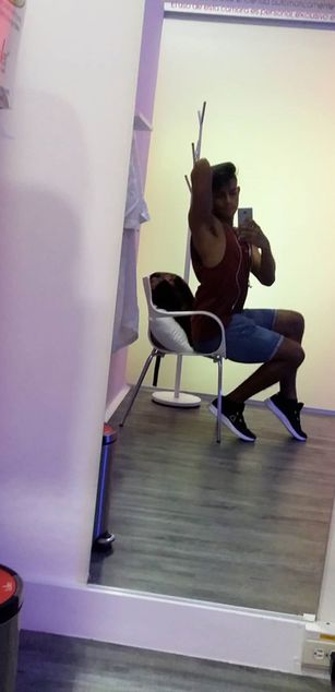 Model - Lucien Castle striptease