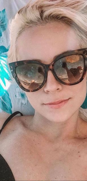 Model - Briana Benks Blonde