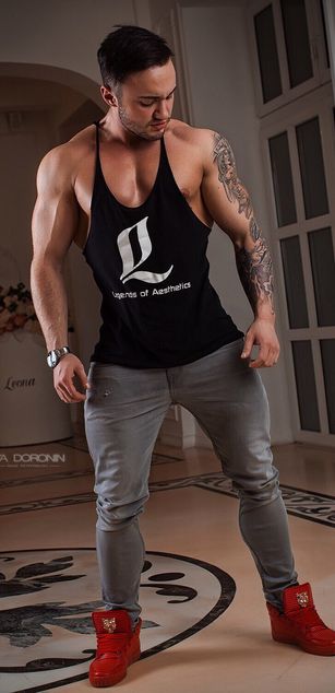 Model - Demian Blake hairy