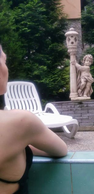 Model - Empress Akira smoking