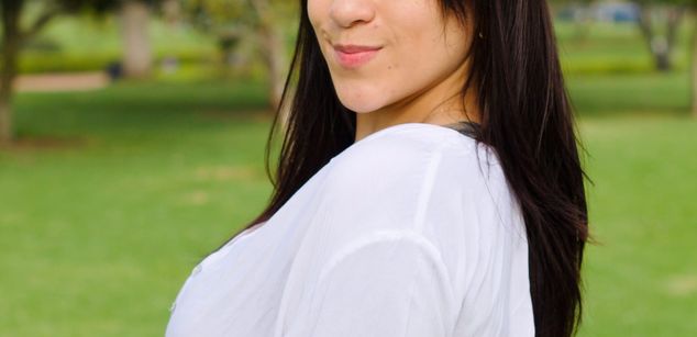 Model - Ruby Mendez white