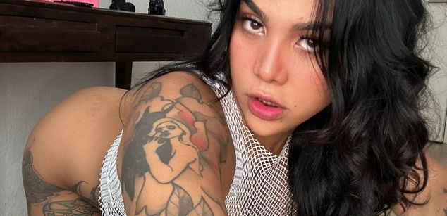 Model - Sofi Thick Cock tattoos
