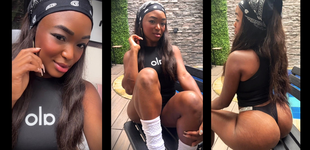 Model - Melanie Williams bigass