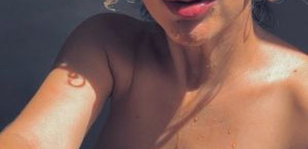 Model - luna rivera vegetables