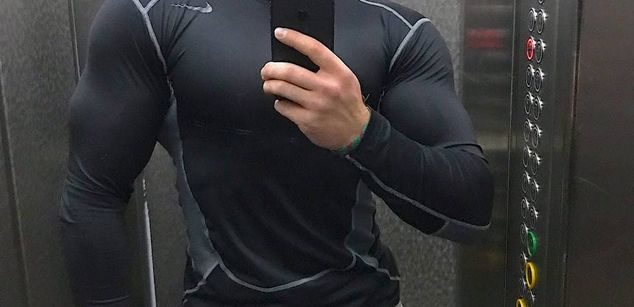 Model - Demian Blake ripped