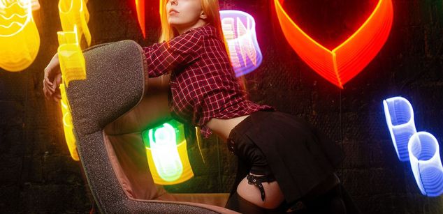 Model - AmyLime shaved