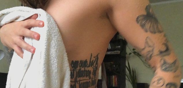 Model - Phoebe Miller tattoos