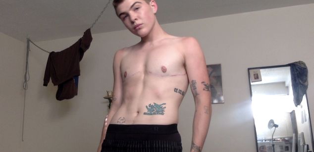 Model - Simon Wolf transgender