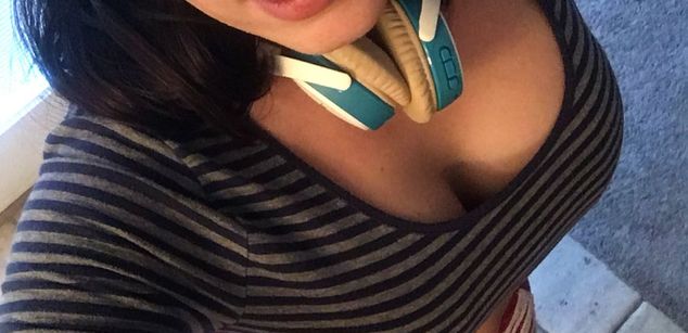 Model - Amber Chase pantyhose