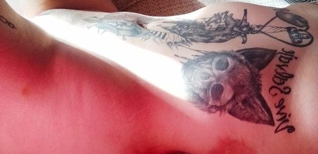 Model - Ariana Parker tattoo